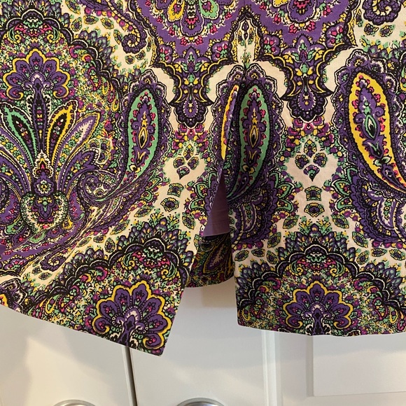 J. Crew No 2 Paisley Pencil Skirt - Picture 4 of 6